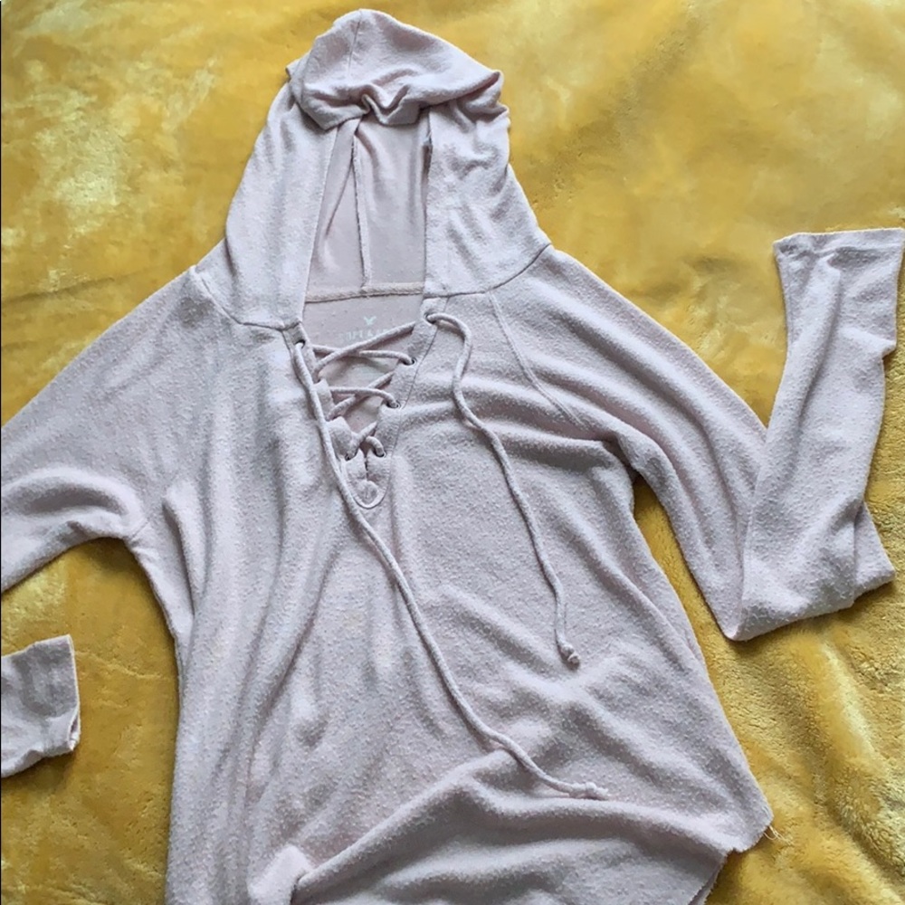 “Soft and sexy plush” American Eagle shirt